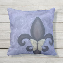 Periwinkle Butterfleur | Fleur de Lis Butterfly