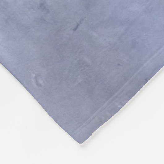 Periwinkle Butterfleur | Fleur de Lis Butterfly Fleece Deken (Hoek)