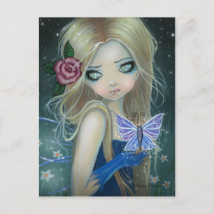 Periwinkle Butterfly Fairy Briefkaart