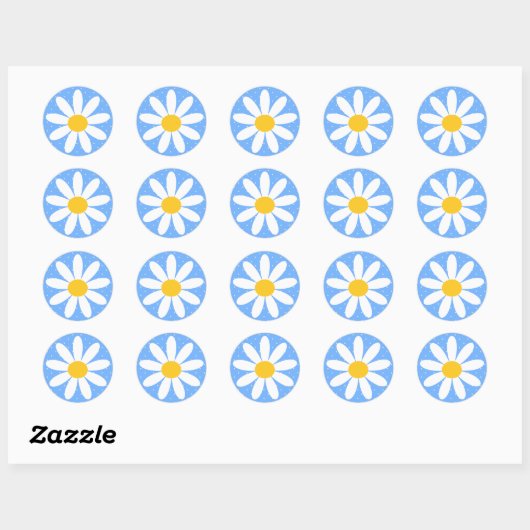 Periwinkle Daisy Sticker (Vel)