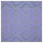 Periwinkle Damask Print Fabric Stof (Swatch)