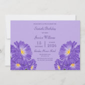 Periwinkle Decoration 60th Birthday Kaart (Voorkant)