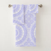 Periwinkle Dream Mandala Pattern Bad Handdoek (Insitu)