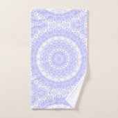 Periwinkle Dream Mandala Pattern Bad Handdoek (Handdoek)