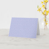 Periwinkle en Lila Kaart (Gele Bloem)