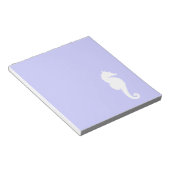 Periwinkle en White Zee Horse Notitieblok (Schuin)