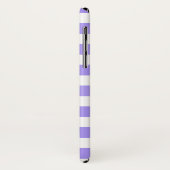 Periwinkle en witte gingham Case-Mate iPhone case (Achterkant/links)