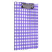 Periwinkle en witte gingham klembord (Rechts)