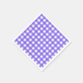 Periwinkle en witte gingham servet (Hoek)