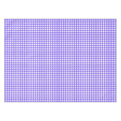 Periwinkle en witte gingham tafelkleed (Voorkant (Horizontaal))