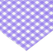 Periwinkle en witte gingham tafelkleed (Gekanteld)