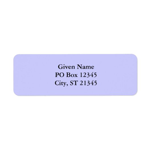 Periwinkle Etiket (Voorkant)