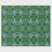 Periwinkle Explosion Holographic Abstract Art Cadeaupapier (Vlak)