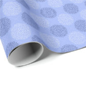 Periwinkle Floral inpakpapier (Rol Hoek)