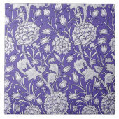  Periwinkle Floral Pattern Tegeltje (Voorkant)