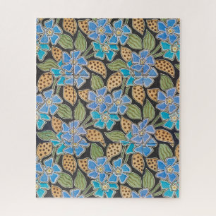 Periwinkle Flower Elegant Floral Classic Legpuzzel