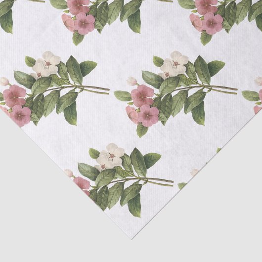 Periwinkle Flower Pattern Tissuepapier (Detail)