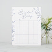 Periwinkle Flowers Vrijgezellenfeest Bingogame (Staand voorkant)