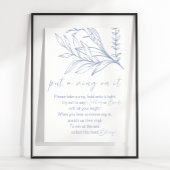 Periwinkle Flowers zet een ring op het spel Poster