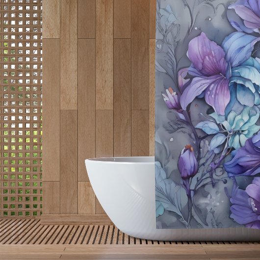 Periwinkle Garden Douchegordijn