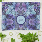 Periwinkle Garden  keukenhanddoeken (Gevouwen)