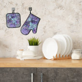 Periwinkle Garden Ovenwant & Pannenlap Set