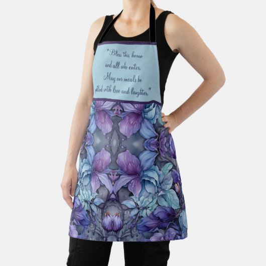 Periwinkle Garden  Schort (Insitu)