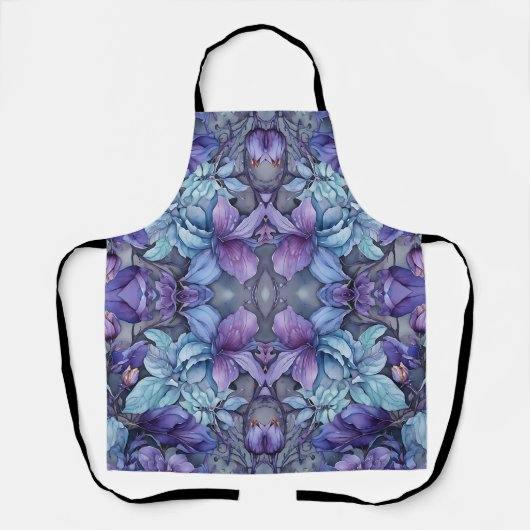 Periwinkle Garden Schort (Voorkant)