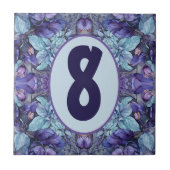 Periwinkle Garden Tegeltje (Voorkant)