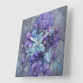 Periwinkle Gardens Vierkante Klok (Hoek)