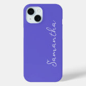 Periwinkle Gepersonaliseerd Case-Mate iPhone Case (Achterkant)