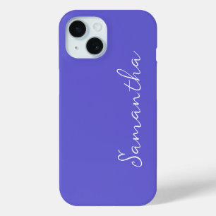 Periwinkle Gepersonaliseerd iPhone 15 Case