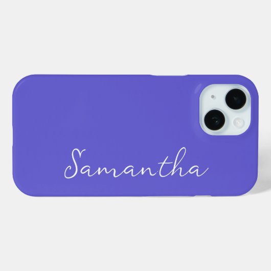 Periwinkle Gepersonaliseerd Case-Mate iPhone Case (Achterkant (horizontaal))
