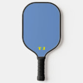 Periwinkle gepersonaliseerd monogram pickleball paddle (Achterkant)