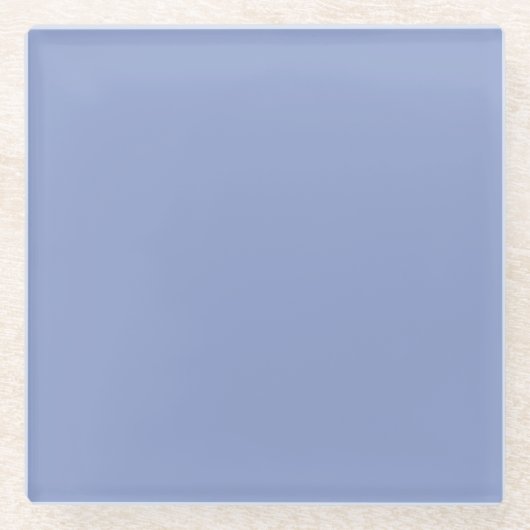 Periwinkle Glazen Onderzetter (Voorkant)