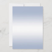 Periwinkle Glitter & Champagne Flutes Birthday Kaart (Achterkant)