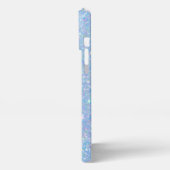 Periwinkle Glitter Modern Glam iPhone Case iPhone Hoesje (Linkerkant)