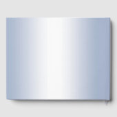 Periwinkle Glitter & Silver Wedding Rings Gastenboek (Achterkant)