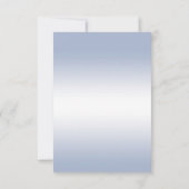 Periwinkle Glitter & Silver Wedding Rings Save The Date (Achterkant)