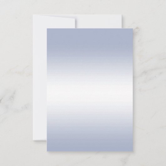 Periwinkle Glitter & Silver Wedding Rings Save The Date (Achterkant)