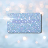 Periwinkle Glitter Visitekaartjes