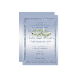  Periwinkle Glitter & Wedding Rings Kaart