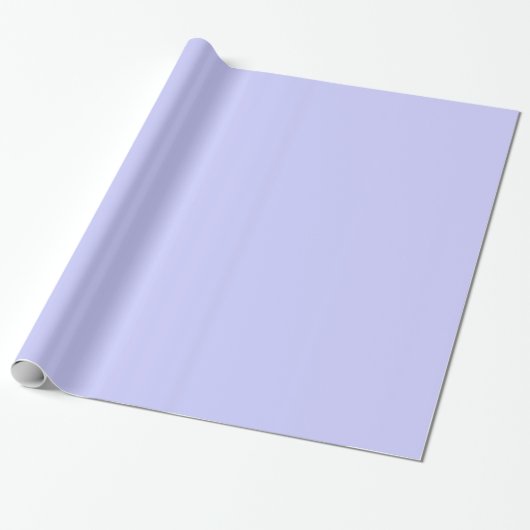 Periwinkle Glossy Wrapping Paper Cadeaupapier (Uitgerold)