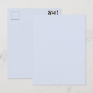 Periwinkle Grey Zacht Bord Wit Pastel Effen Kleur Briefkaart