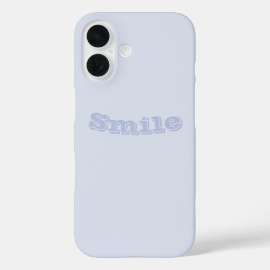 Periwinkle Grey Zacht Bord Wit Pastel Effen Kleur Case-Mate iPhone Case (Achterkant)