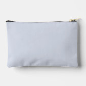 Periwinkle Grey Zacht Bord Wit Pastel Effen Kleur Etui (Achterkant)