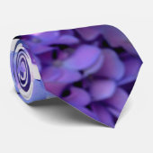 Periwinkle hydrangeas paardenbloemen blauwe bloeme stropdas (Opgerold)