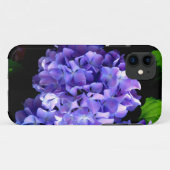 Periwinkle hydrangeas paarse blauwe bloem Case-Mate iPhone case (Achterkant (horizontaal))