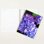 Periwinkle hydrangeas paarse blauwe bloem #momlife planner (Display)