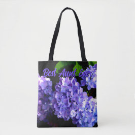 Periwinkle hydrangeas paarse blauwe bloemen voor t tote bag